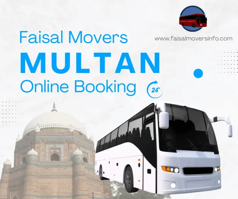 Faisal Movers Multan Contact Number, Online Booking and Ticket Price