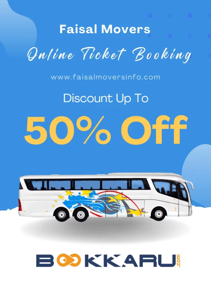 faisal movers online ticket booking