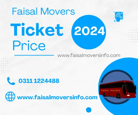 Faisal Movers Ticket Price | Updated fare and rate list 2024