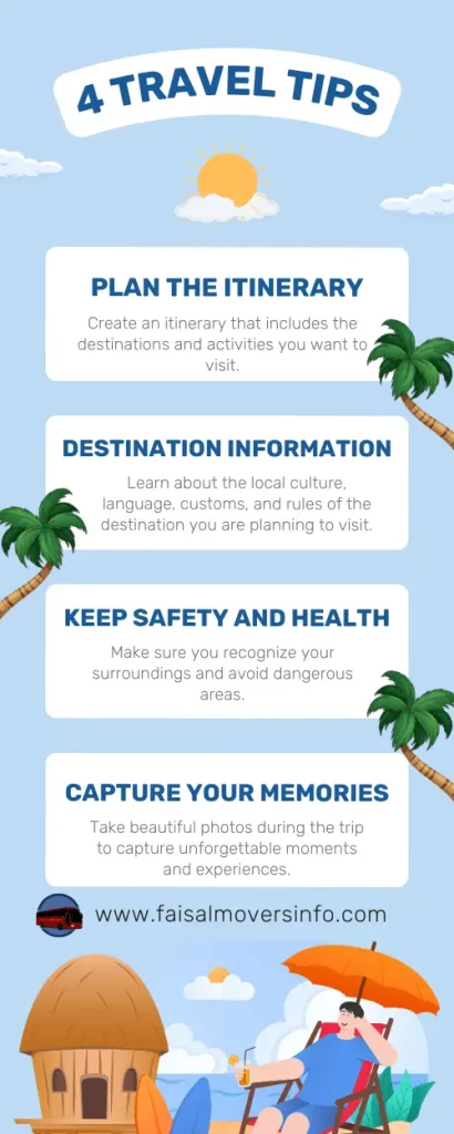 infographic 4 travel tips