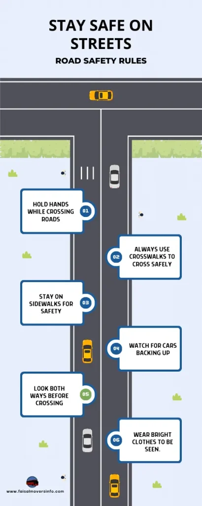 infographic road safety rules