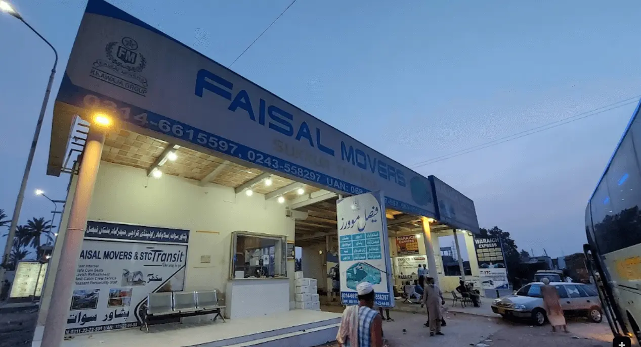 faisal movers sukkur terminal location