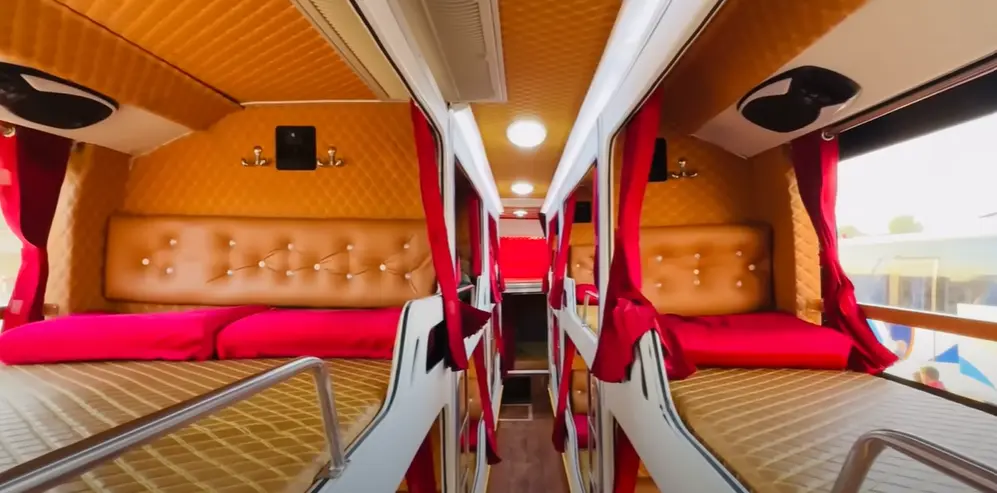 sleeper bus interior